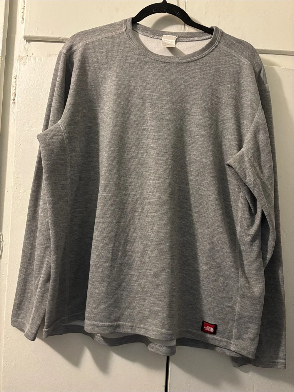 The North Face Men’s Crewneck Long Sleeve Shirt - Heather Gray